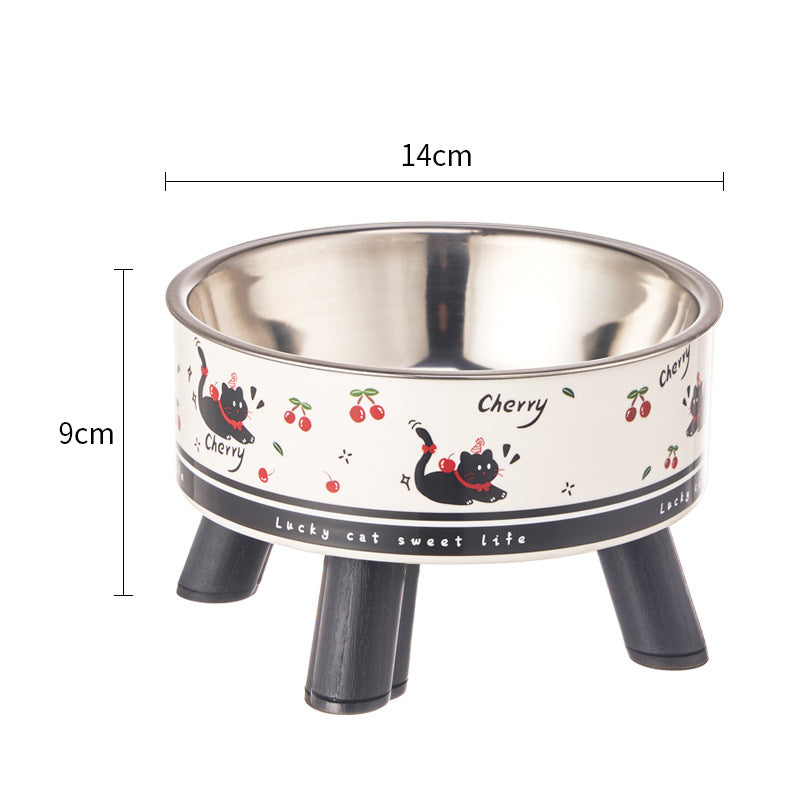 Elevated Stainless Steel Pet Bowl