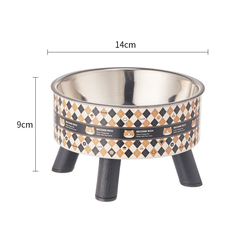 Elevated Stainless Steel Pet Bowl