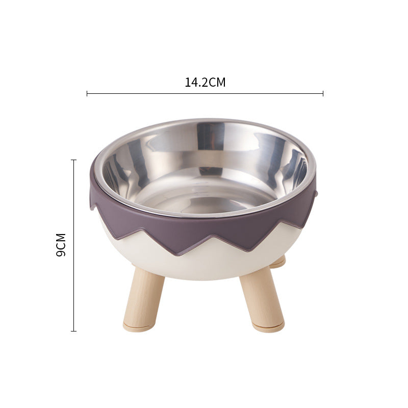 Elevated Stainless Steel Pet Bowl