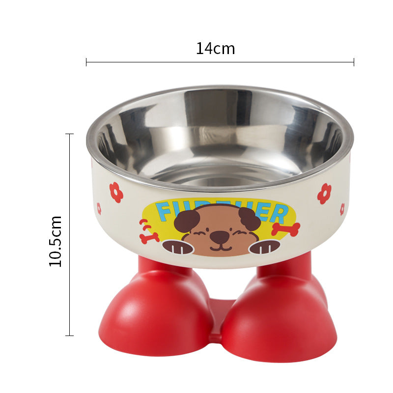 Elevated Stainless Steel Pet Bowl