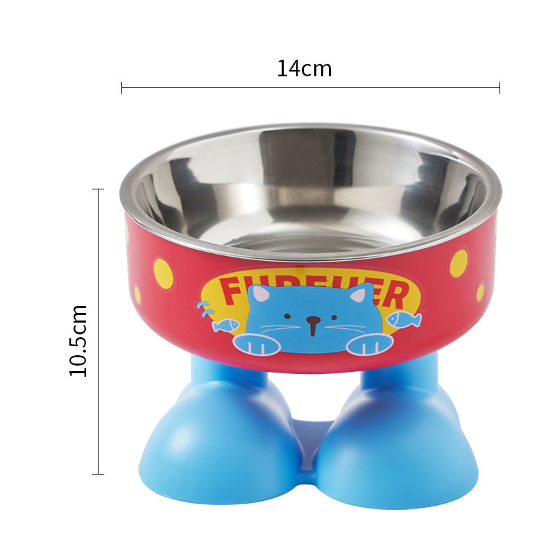Elevated Stainless Steel Pet Bowl