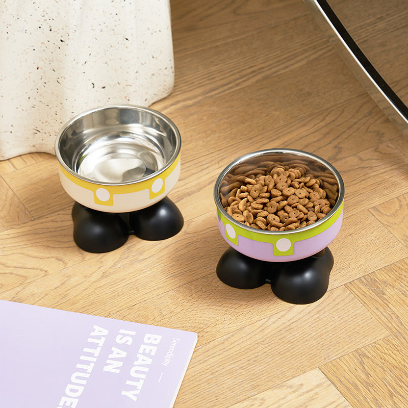 Elevated Stainless Steel Pet Bowl