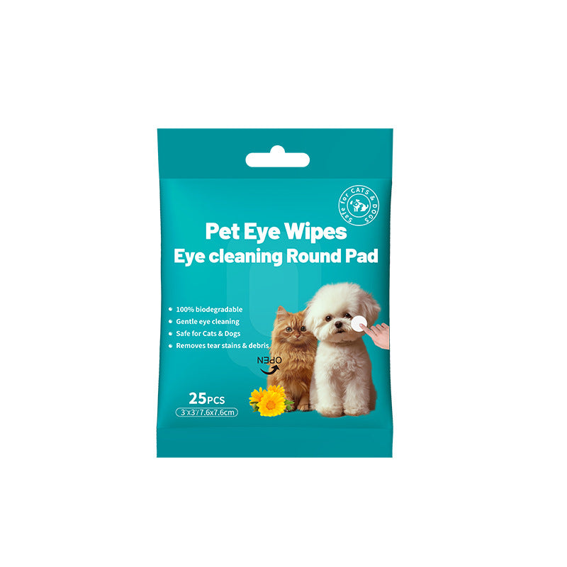 Pet Eye Cleaning Wipes – 25 Count