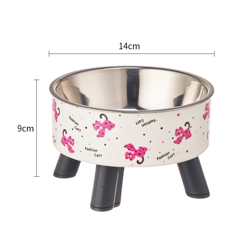 Elevated Stainless Steel Pet Bowl