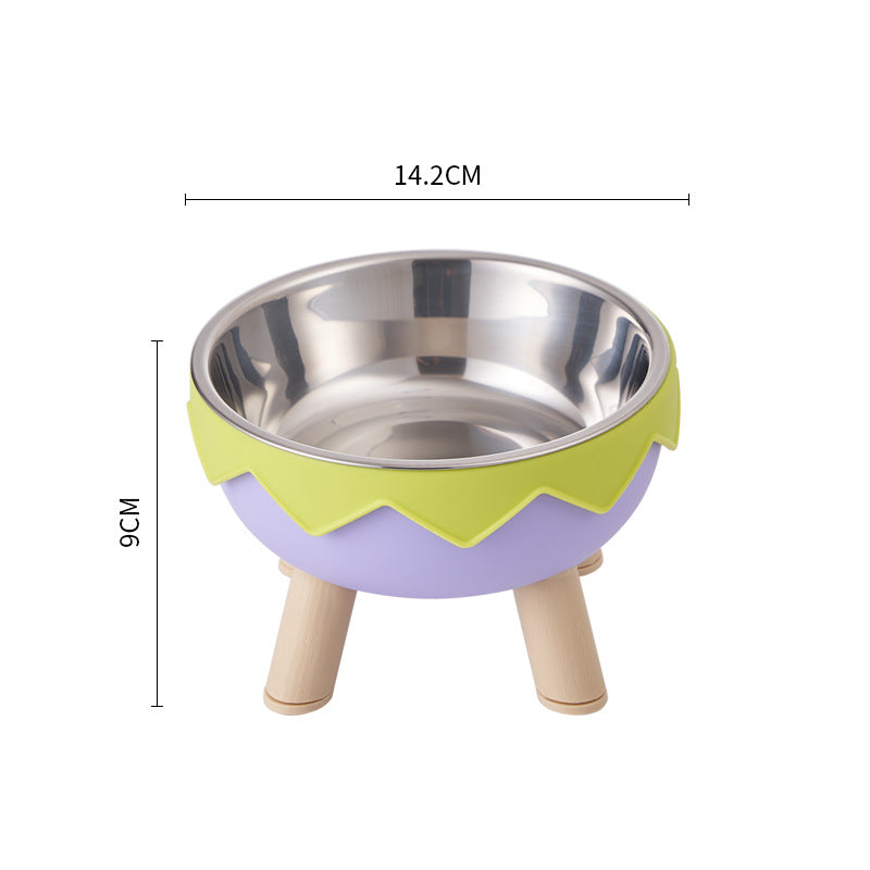 Elevated Stainless Steel Pet Bowl