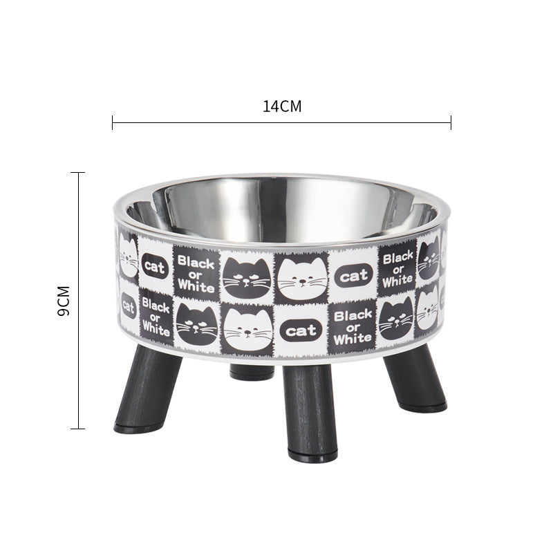 Elevated Stainless Steel Pet Bowl