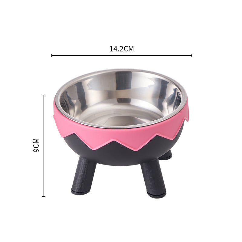 Elevated Stainless Steel Pet Bowl