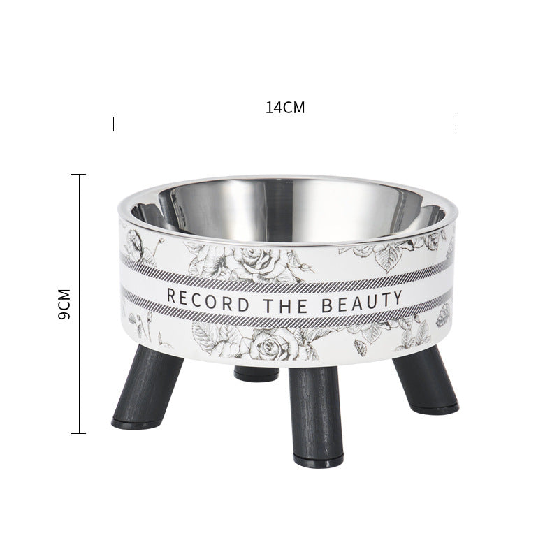 Elevated Stainless Steel Pet Bowl