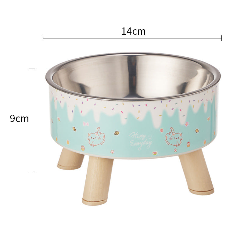 Elevated Stainless Steel Pet Bowl