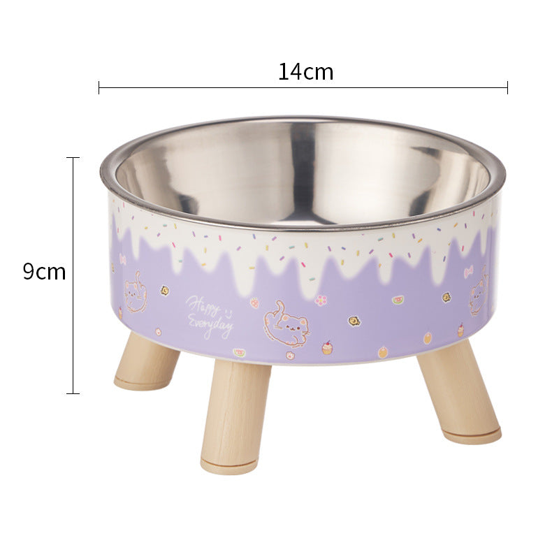 Elevated Stainless Steel Pet Bowl