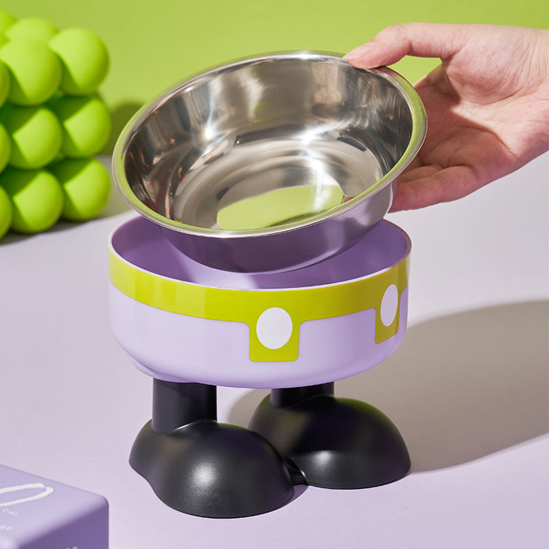 Elevated Stainless Steel Pet Bowl